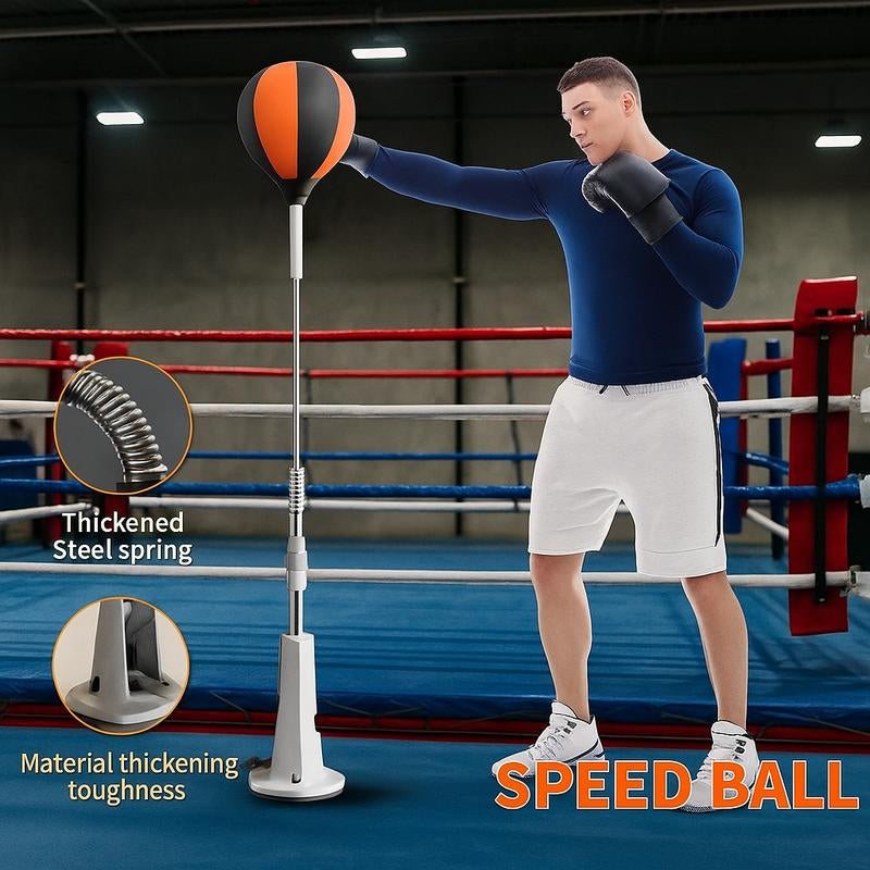 Premium Quality Speed Ball with Stand—Suitable for Teens and Adults, Height Adjustable—360° Bounce Design, Portable for Stress Relief and Fitness—Ideal for Bedrooms, Living Rooms, and Gardens